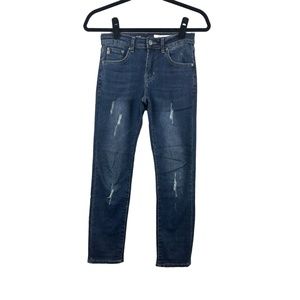 AG Boys Slim Straight Distressed Blue Denim Jeans
